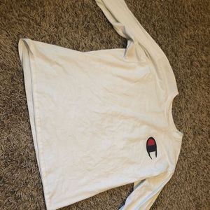 White champion long sleeve